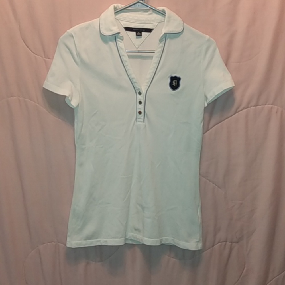 ❌❌SOLD❌❌Tommy Hilfiger polo shirt white XS